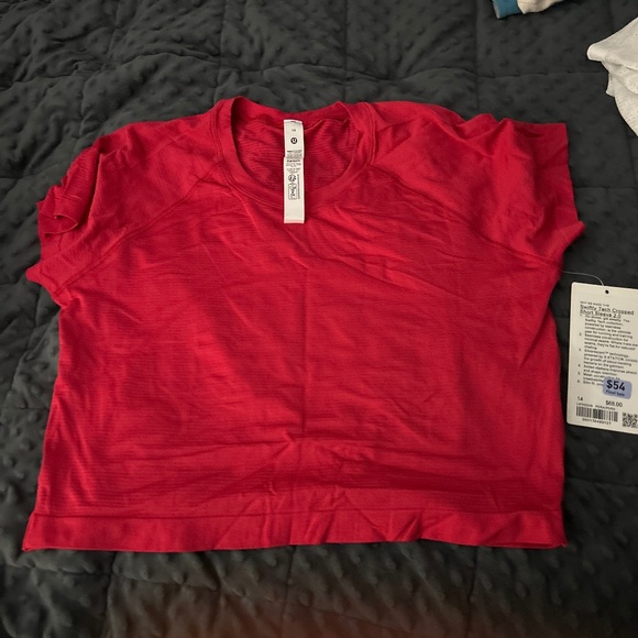 NWT Lululemon Swiftly Tech Cropped Short Sleeve 2.0 - Picture 1 of 2